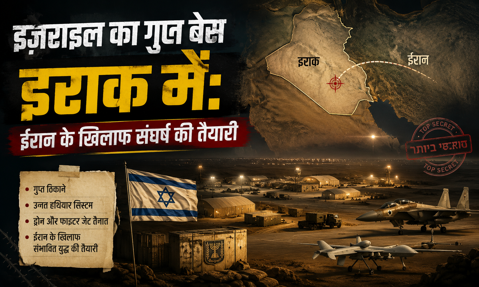 इज़राइल का गुप्त बेस