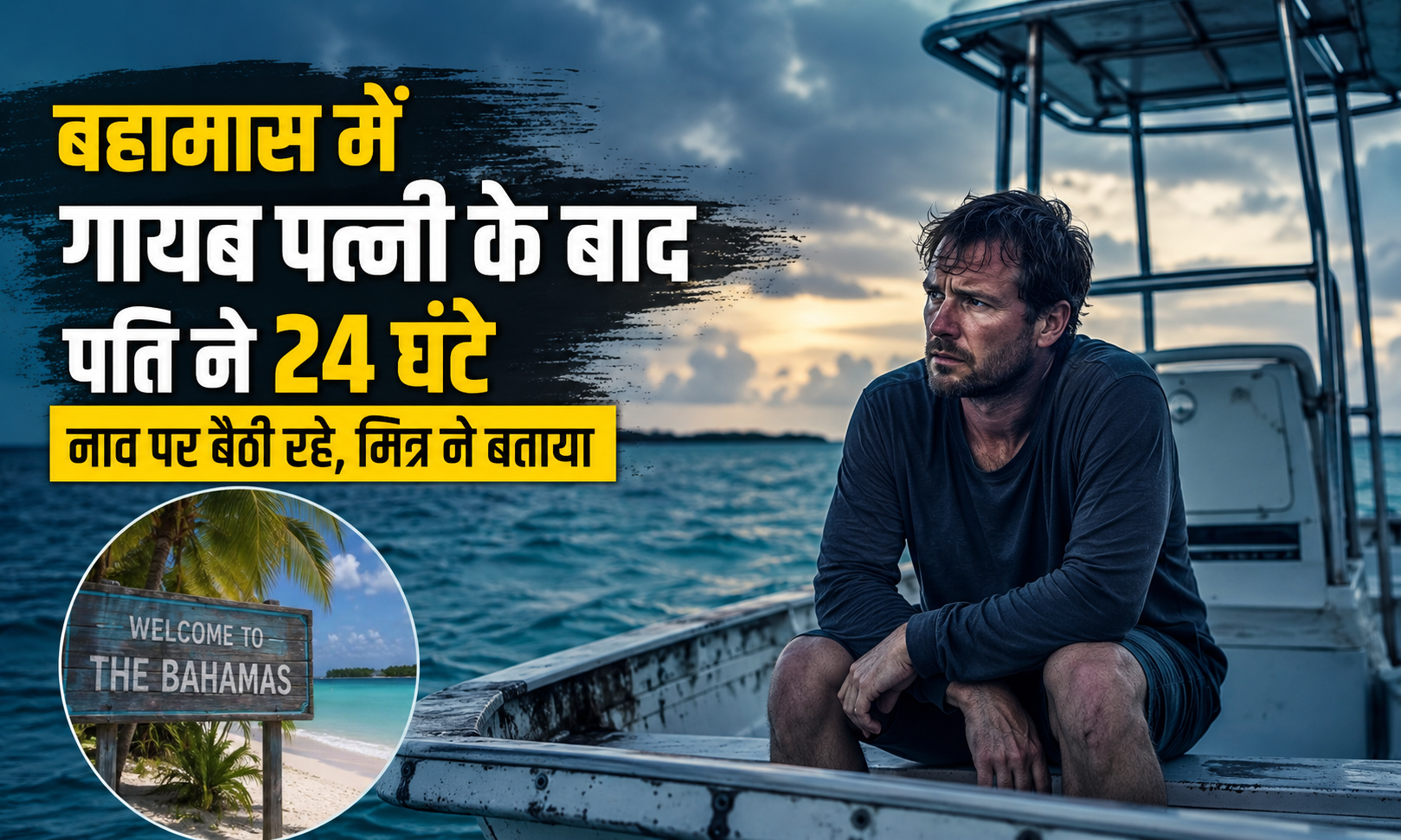 बहामास में गायब पत्नी