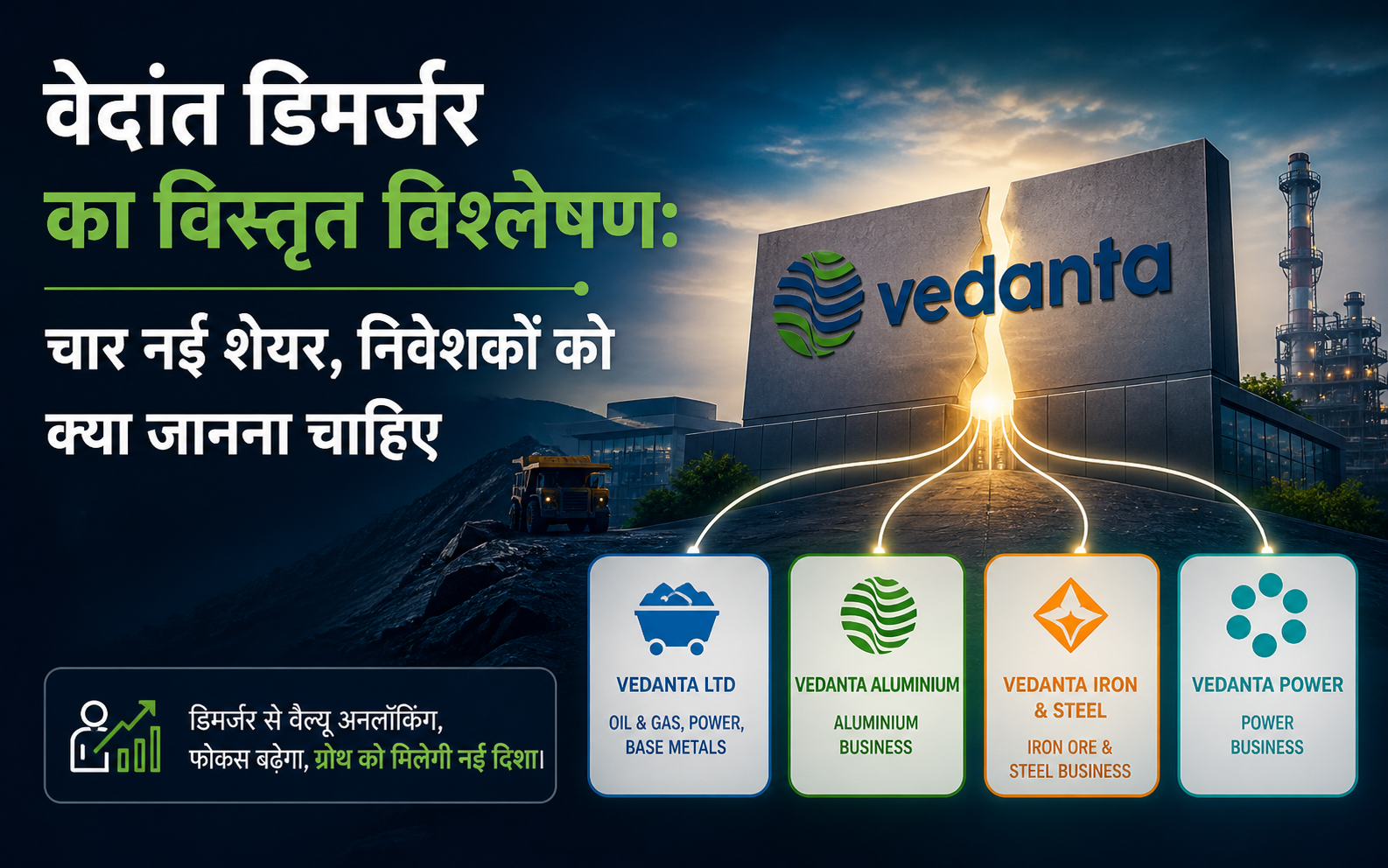 वेदांत डिमर्जर